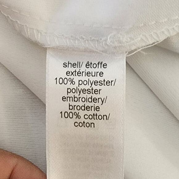 MAURICES White Cut Out Back Embroidered Sun Dress Womens XL Extra Large *NWT - Picture 7 of 7